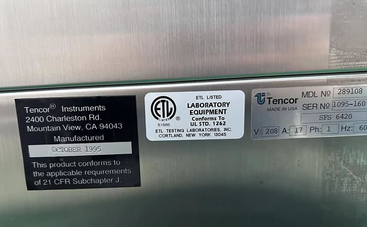 KLA Tencor SFS6420Azy(c)