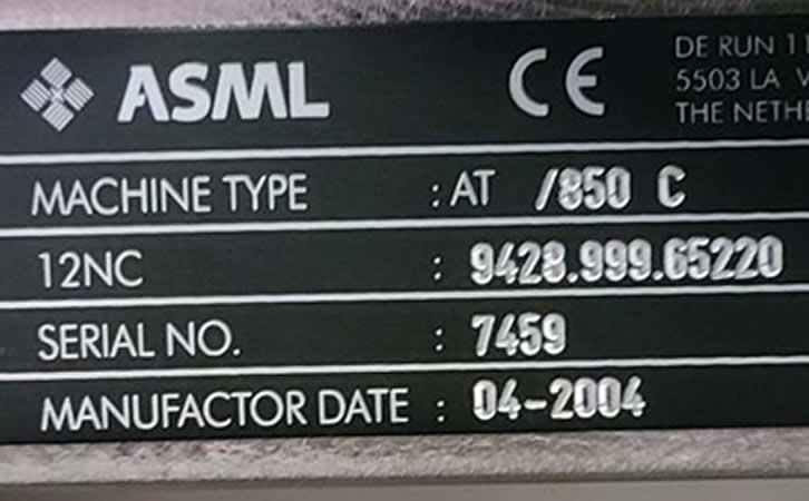 ASML AT850C̙C