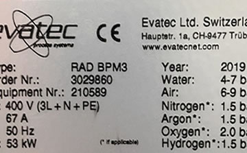 EVATEC RAD BPM3 PVDĤeO(sh)